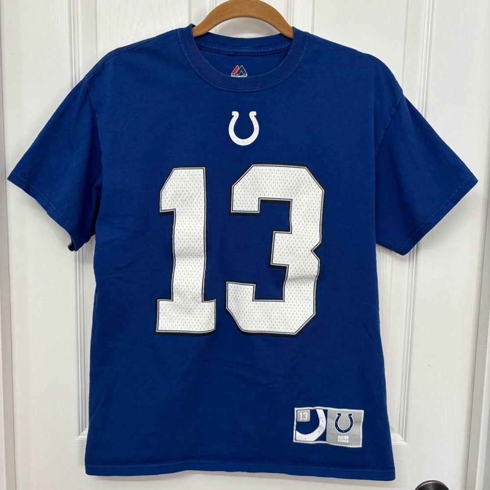 Blue Colts Hilton #13 Tee | Majestic Medium